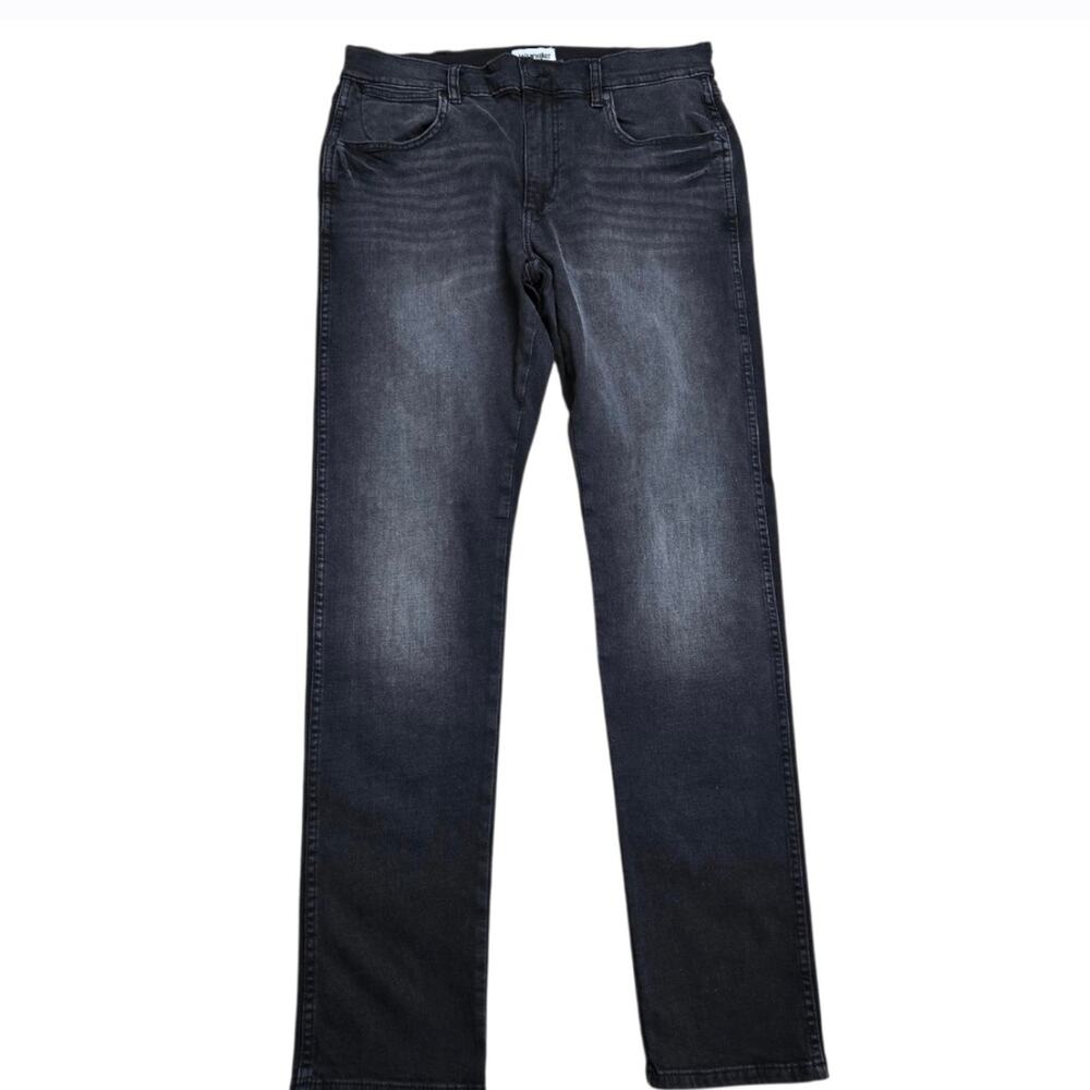 Wrangler Slim Fit black jeans mens size 33x34